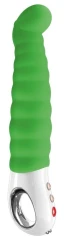 Зелёный вибратор-гусеница Patchy Paul - 22,8 см.