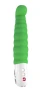 Зелёный вибратор-гусеница Patchy Paul - 22,8 см.