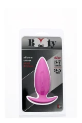 Розовая анальная пробка BOOTYFUL ANAL PLUG SMALL PINK - 9,5 см.