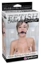 Кляп, соединенный цепью с зажимами для груди Deluxe Ball Gag & Nipple Clamps